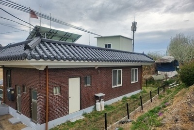 청주 남이면 상발리경로당 시멘트기와 시공