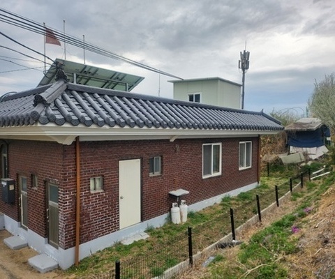 청주 남이면 상발리경로당 시멘트기와 시공